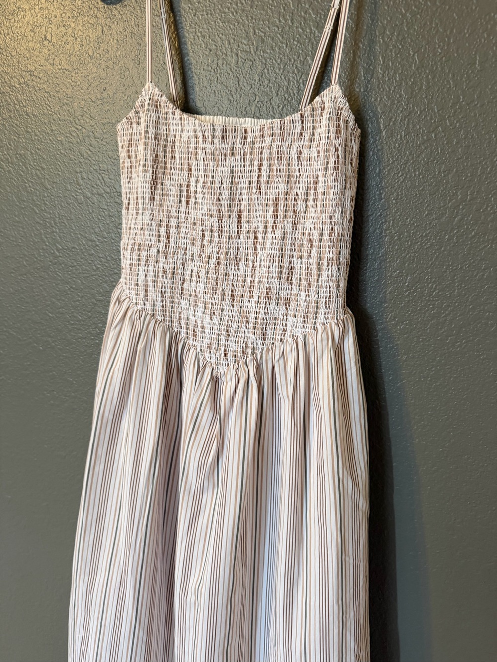 RARE Abercrombie & Fitch Sydney Smocked drop waist dress T SWIFT - Picture 2 of 7